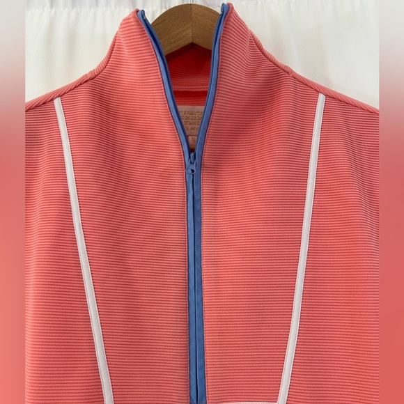 Simply Southern Dress Coverup Size Small Peach Blue White Pockets NWOT - Picture 5 of 10